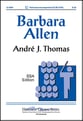 Barbara Allen SSA choral sheet music cover